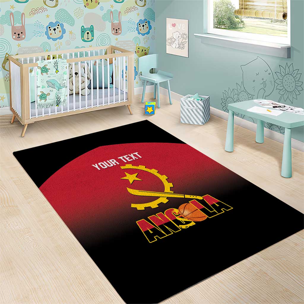 Angola Basketball Custom Area Rug Go Champions Angolan - Wonder Print Shop