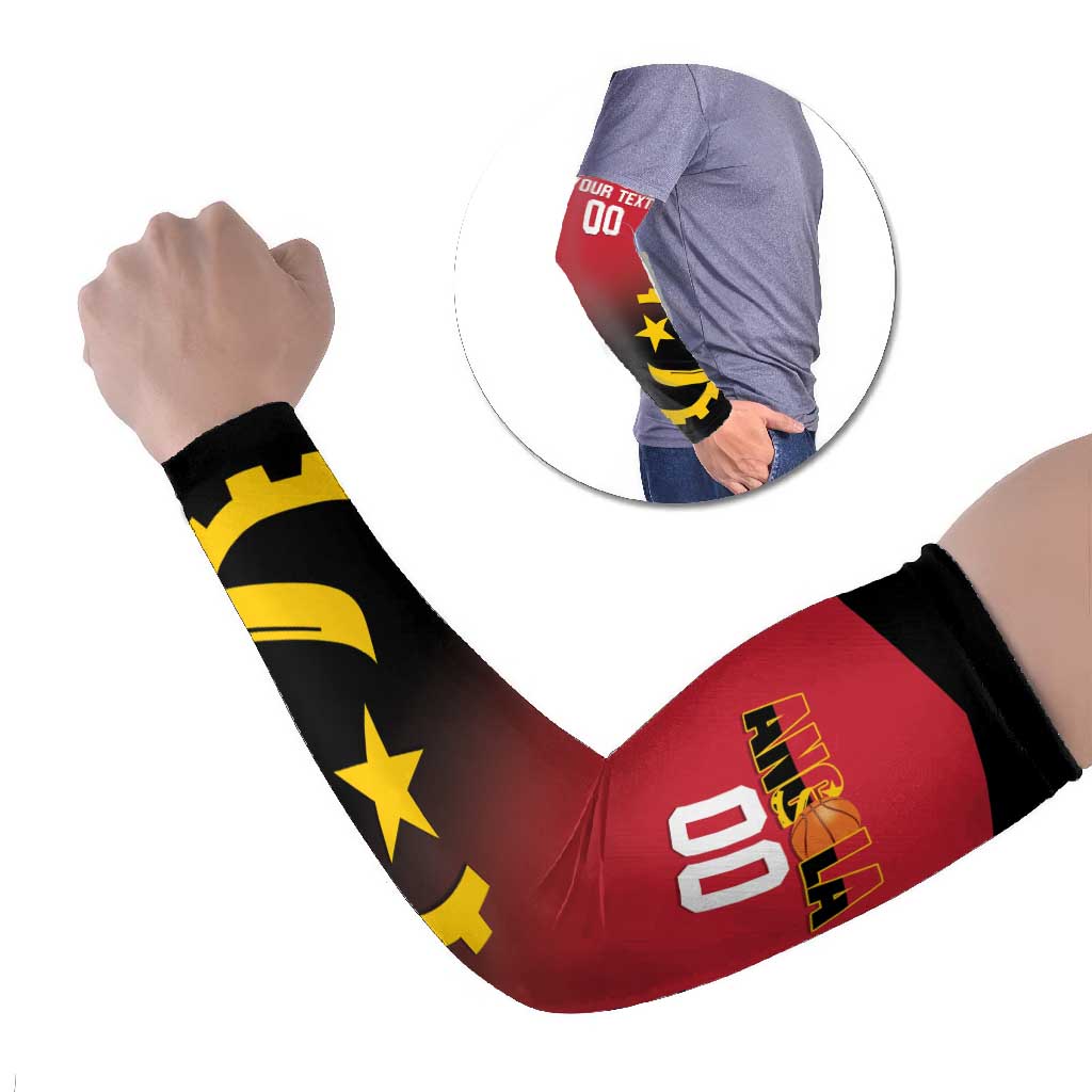 Angola Basketball Custom Arm Sleeves Go Champions Angolan - Wonder Print Shop
