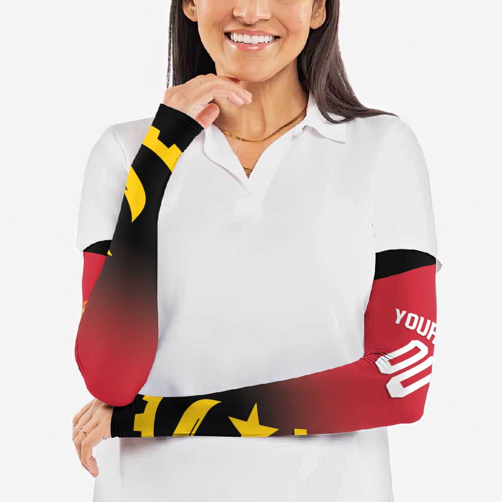 Angola Basketball Custom Arm Sleeves Go Champions Angolan - Wonder Print Shop