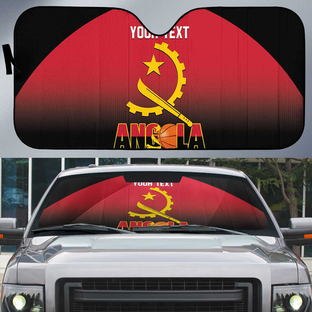 Angola Basketball Custom Auto Sun Shade Go Champions Angolan - Wonder Print Shop
