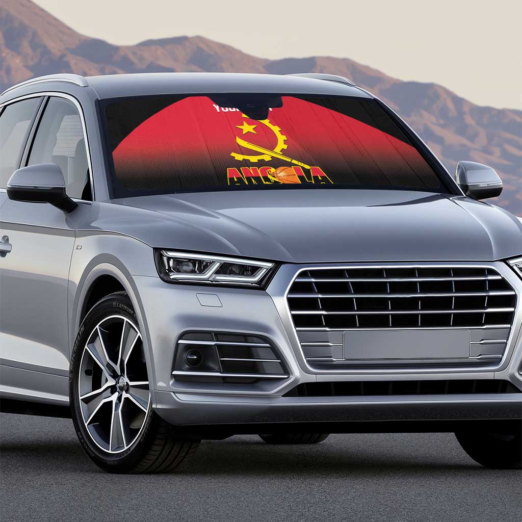 Angola Basketball Custom Auto Sun Shade Go Champions Angolan - Wonder Print Shop