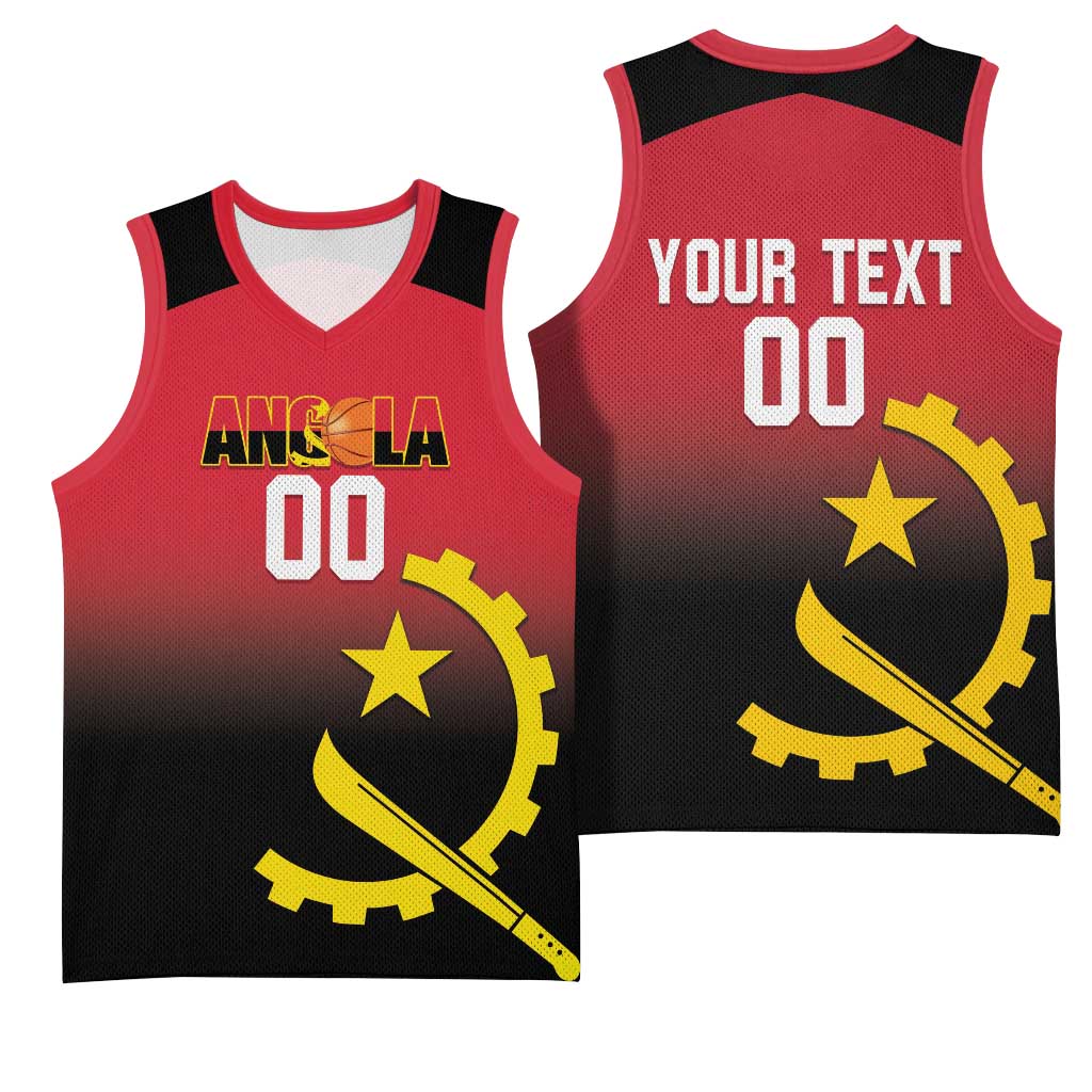 Angola Basketball Custom Basketball Jersey Go Champions Angolan - Wonder Print Shop