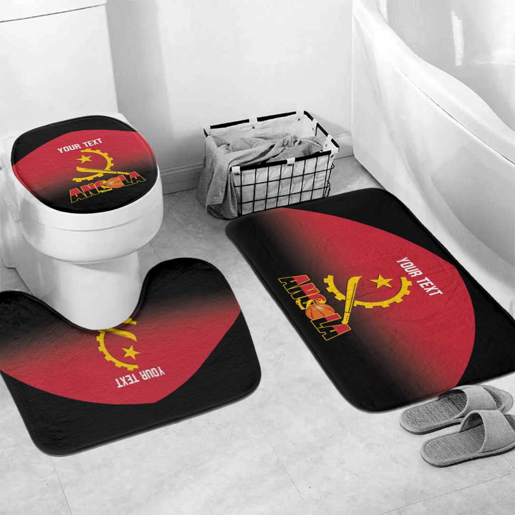 Angola Basketball Custom Bathroom Set Go Champions Angolan - Wonder Print Shop