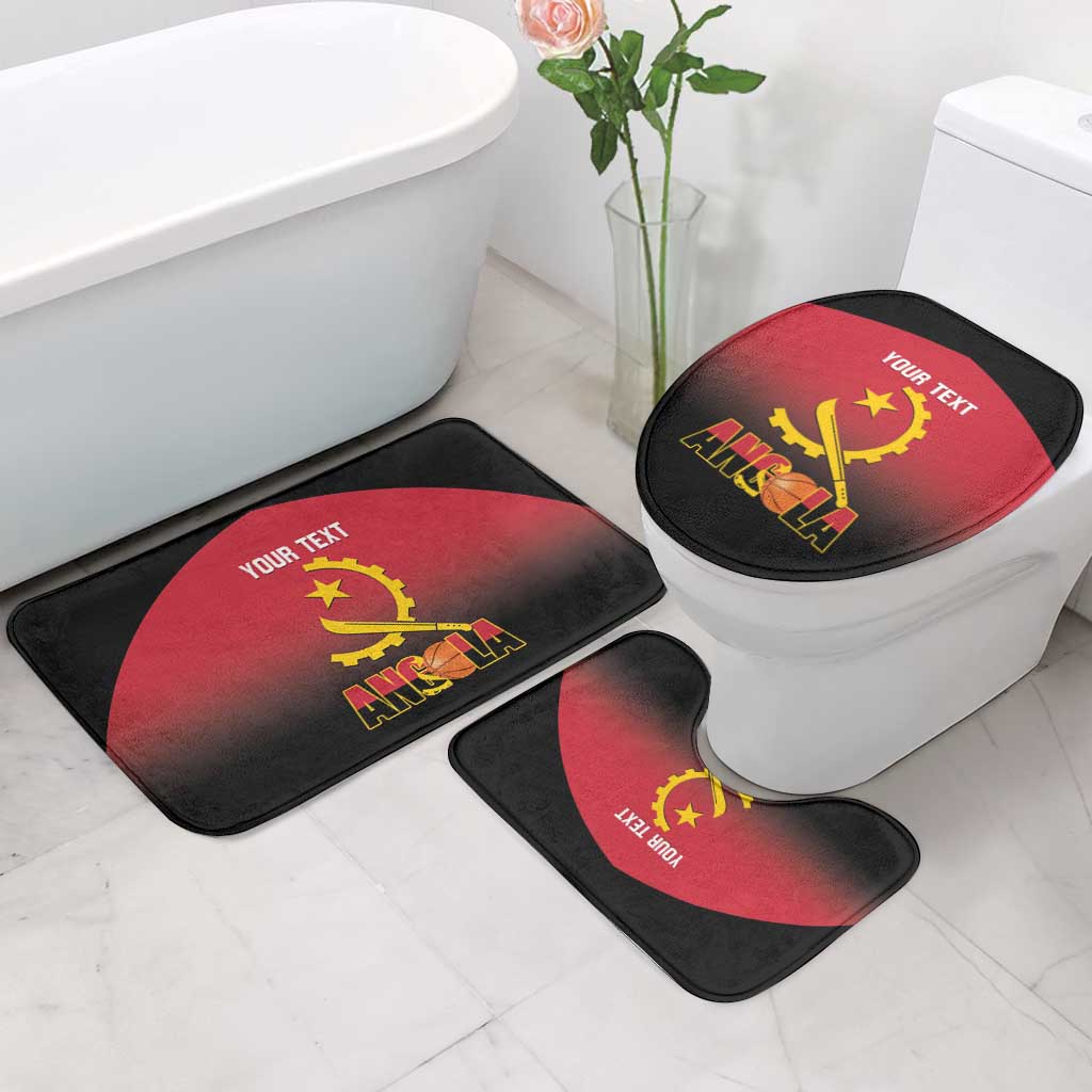 Angola Basketball Custom Bathroom Set Go Champions Angolan - Wonder Print Shop
