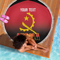 Angola Basketball Custom Beach Blanket Go Champions Angolan - Wonder Print Shop