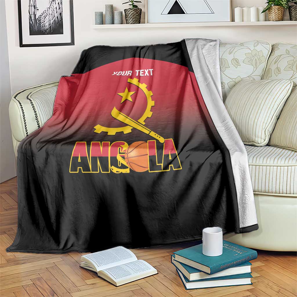 Angola Basketball Custom Blanket Go Champions Angolan - Wonder Print Shop