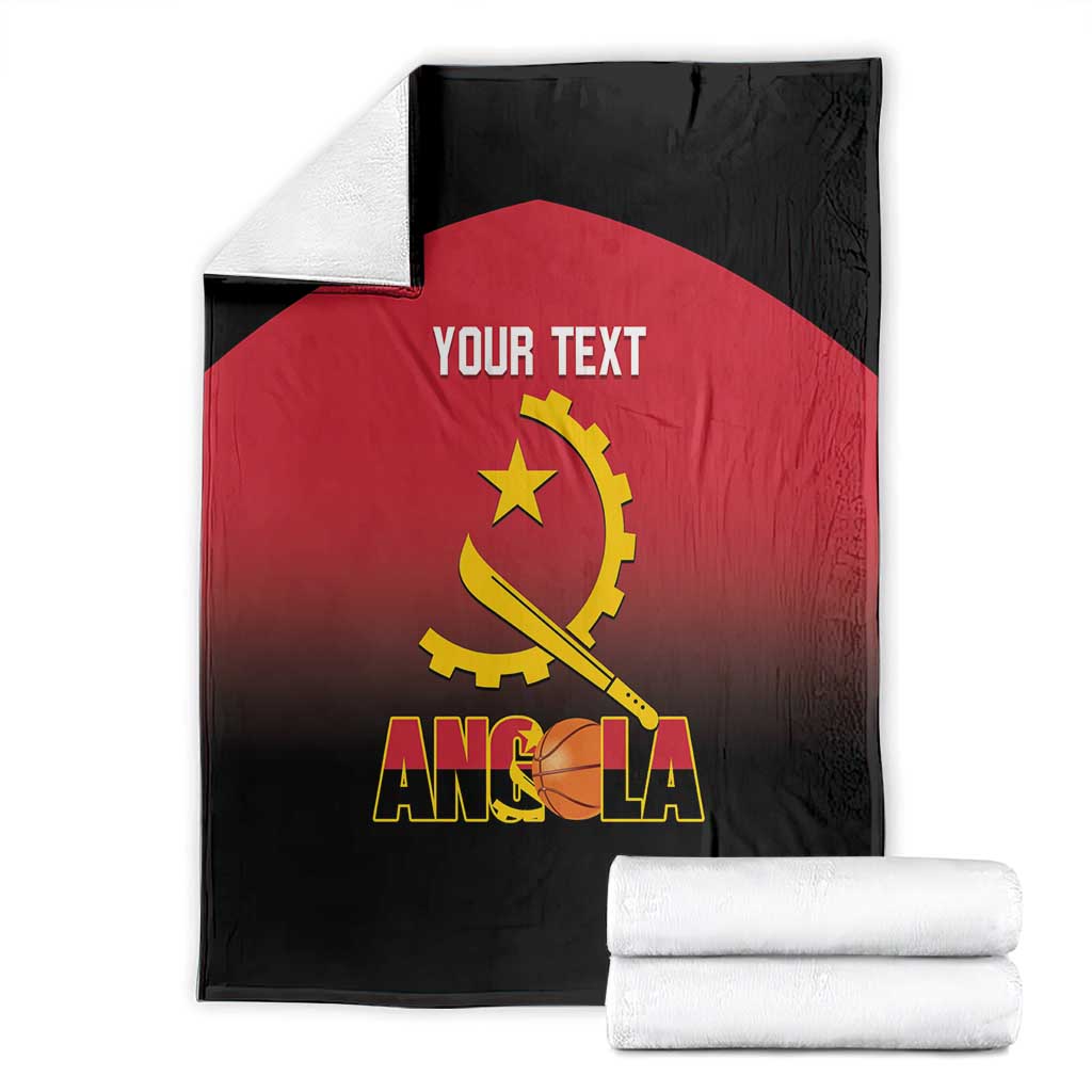 Angola Basketball Custom Blanket Go Champions Angolan - Wonder Print Shop