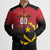 Angola Basketball Custom Bomber Puffer Jacket Go Champions Angolan - Wonder Print Shop