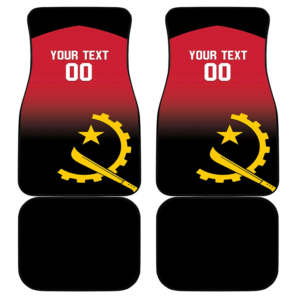 Angola Basketball Custom Car Mats Go Champions Angolan - Wonder Print Shop