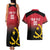 Angola Basketball Custom Couples Matching Tank Maxi Dress and Hawaiian Shirt Go Champions Angolan - Wonder Print Shop
