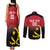 Angola Basketball Custom Couples Matching Tank Maxi Dress and Long Sleeve Button Shirt Go Champions Angolan - Wonder Print Shop