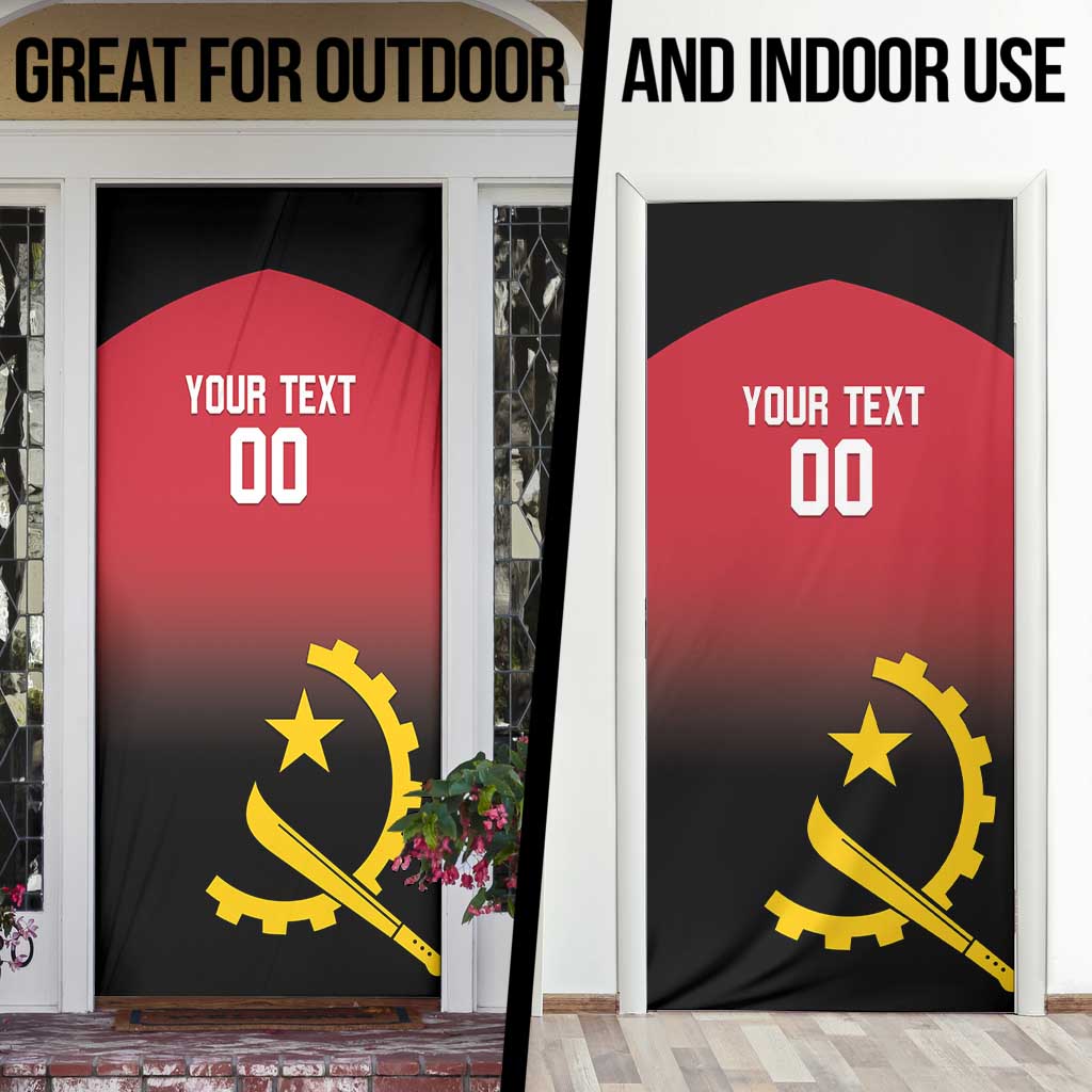 Angola Basketball Custom Door Cover Go Champions Angolan - Wonder Print Shop