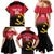 Angola Basketball Custom Family Matching Mermaid Dress and Hawaiian Shirt Go Champions Angolan - Wonder Print Shop