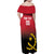 Angola Basketball Custom Family Matching Off Shoulder Maxi Dress and Hawaiian Shirt Go Champions Angolan - Wonder Print Shop