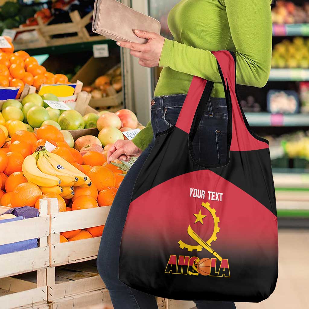 Angola Basketball Custom Grocery Bag Go Champions Angolan - Wonder Print Shop
