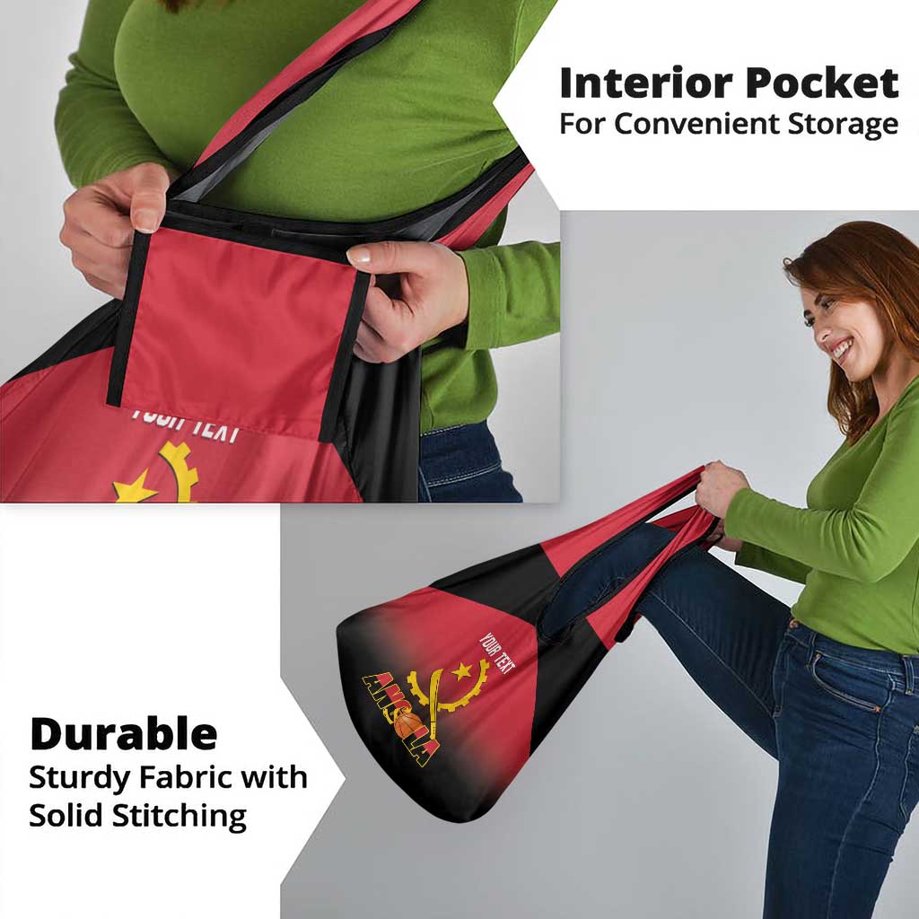 Angola Basketball Custom Grocery Bag Go Champions Angolan - Wonder Print Shop