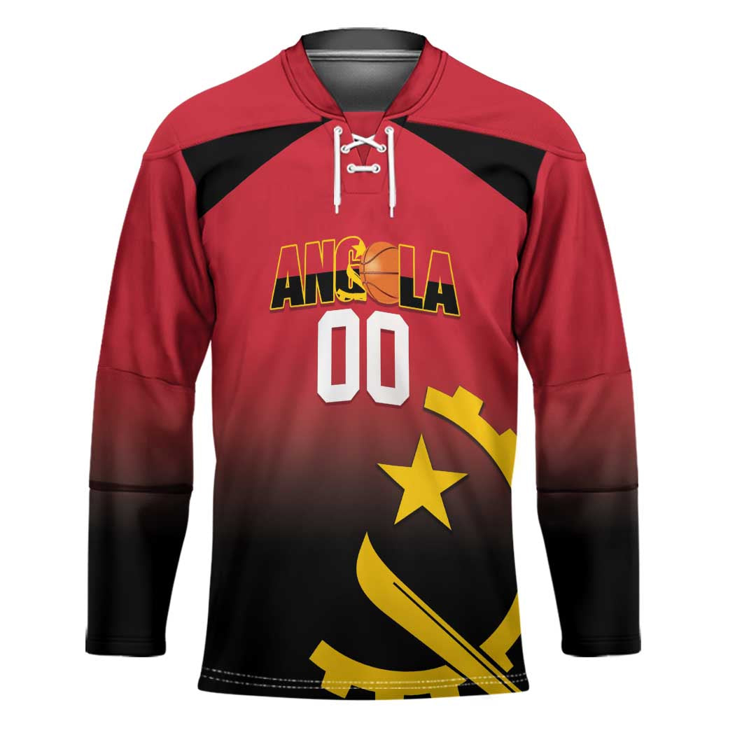Angola Basketball Custom Hockey Jersey Go Champions Angolan - Wonder Print Shop