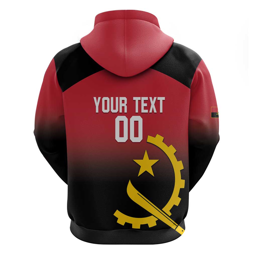 Angola Basketball Custom Hoodie Go Champions Angolan - Wonder Print Shop