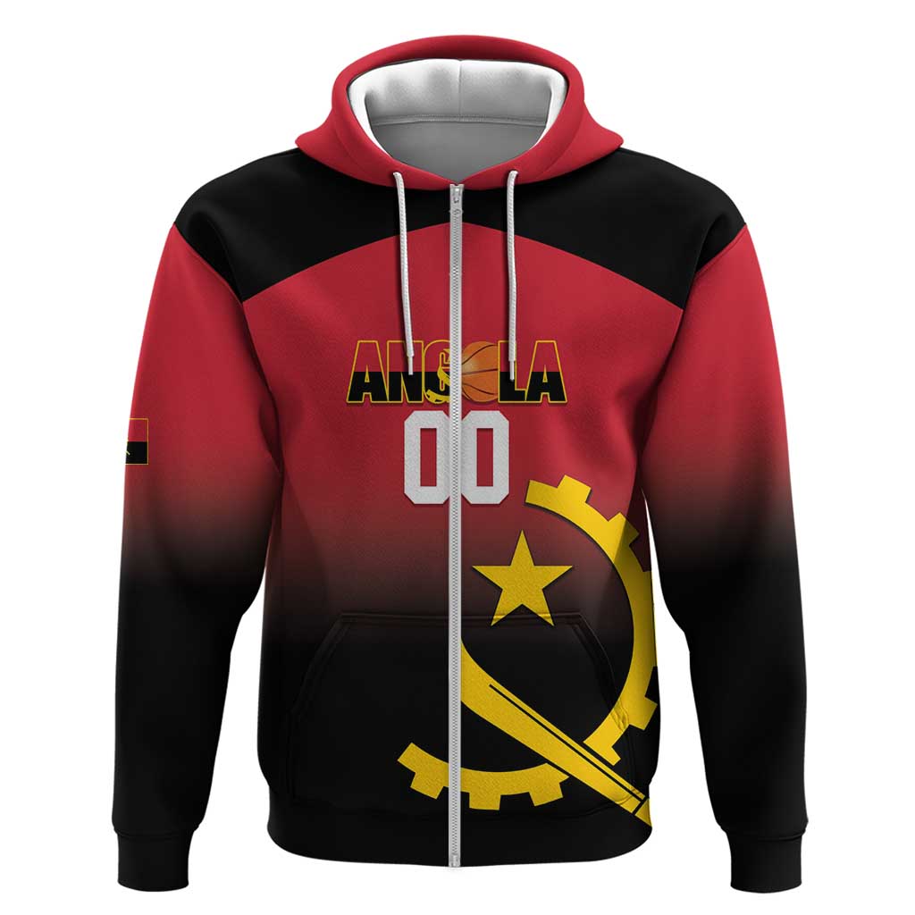 Angola Basketball Custom Hoodie Go Champions Angolan - Wonder Print Shop