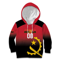 Angola Basketball Custom Kid Hoodie Go Champions Angolan - Wonder Print Shop