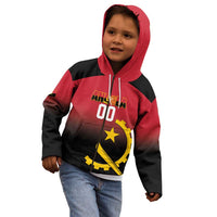 Angola Basketball Custom Kid Hoodie Go Champions Angolan - Wonder Print Shop