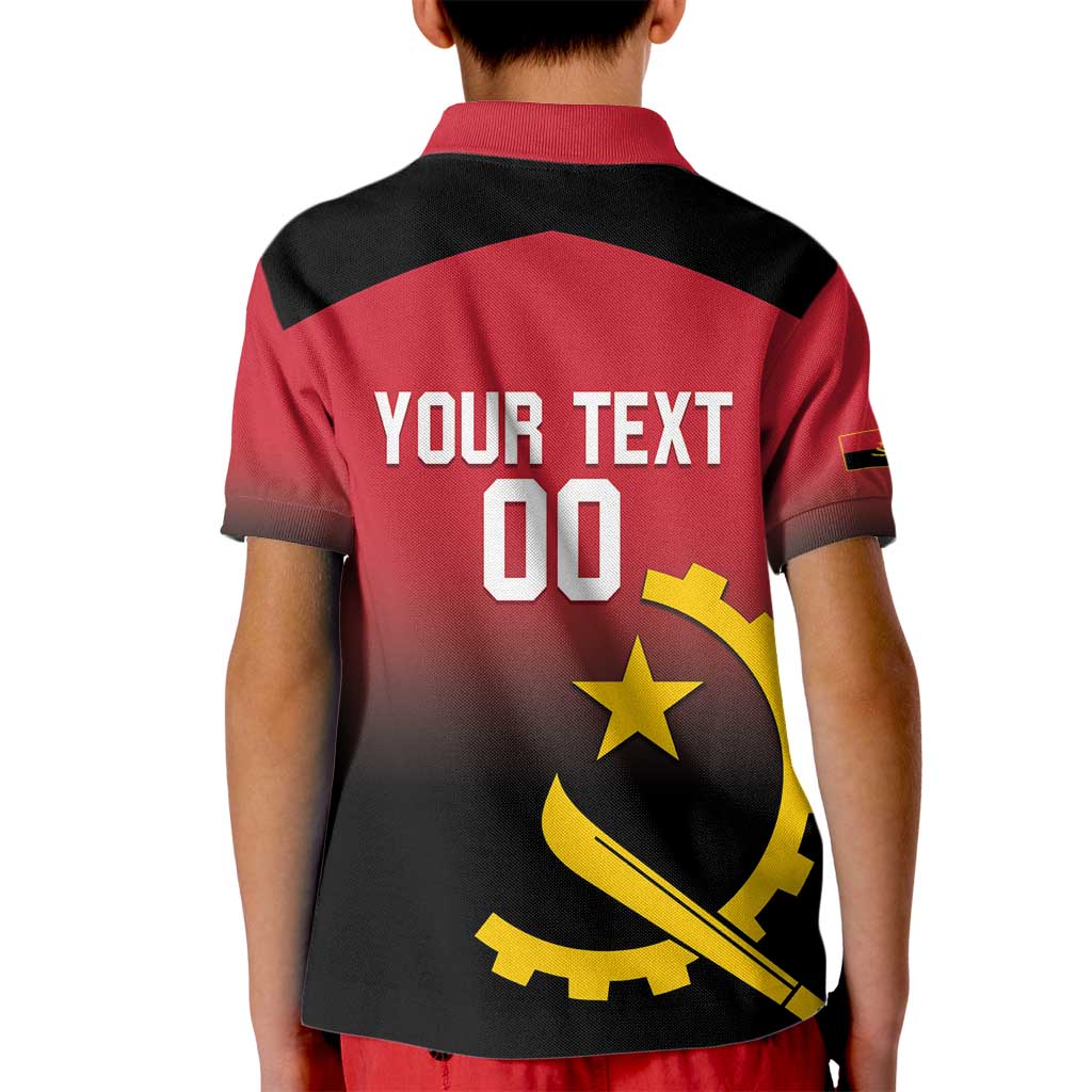 Angola Basketball Custom Kid Polo Shirt Go Champions Angolan - Wonder Print Shop