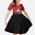 Angola Basketball Custom Kid Short Sleeve Dress Go Champions Angolan - Wonder Print Shop