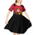 Angola Basketball Custom Kid Short Sleeve Dress Go Champions Angolan - Wonder Print Shop