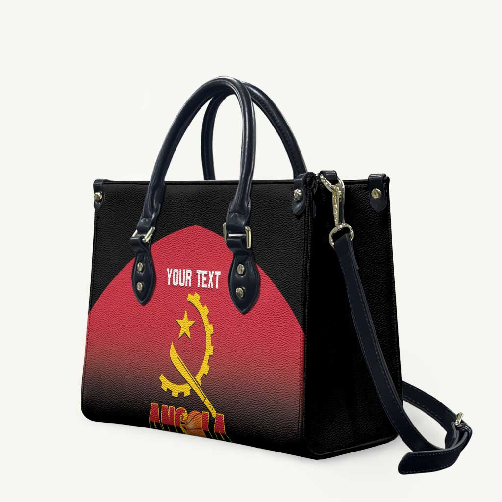 Angola Basketball Custom Leather Bag Go Champions Angolan - Wonder Print Shop