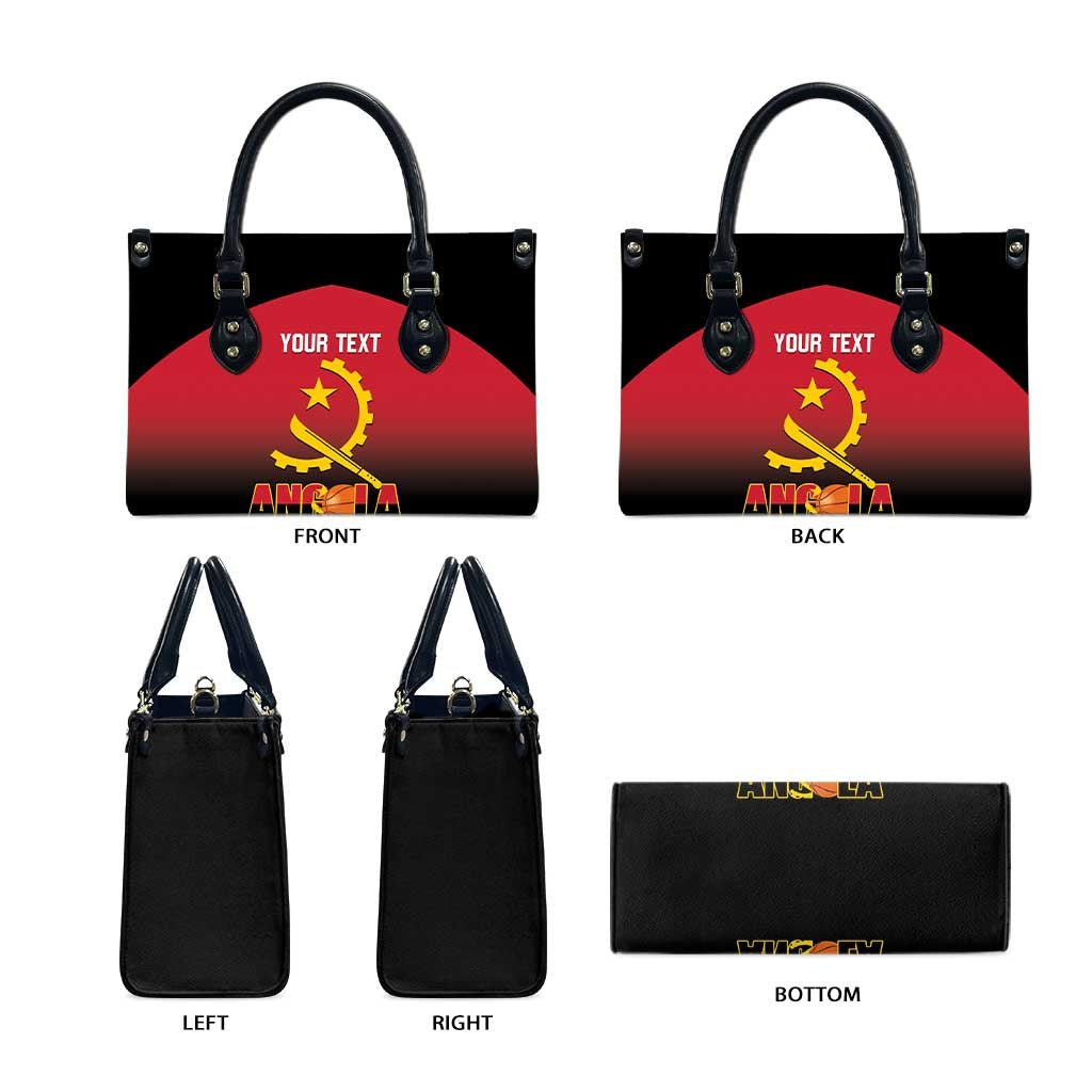 Angola Basketball Custom Leather Bag Go Champions Angolan - Wonder Print Shop