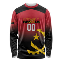 Angola Basketball Custom Long Sleeve Shirt Go Champions Angolan - Wonder Print Shop