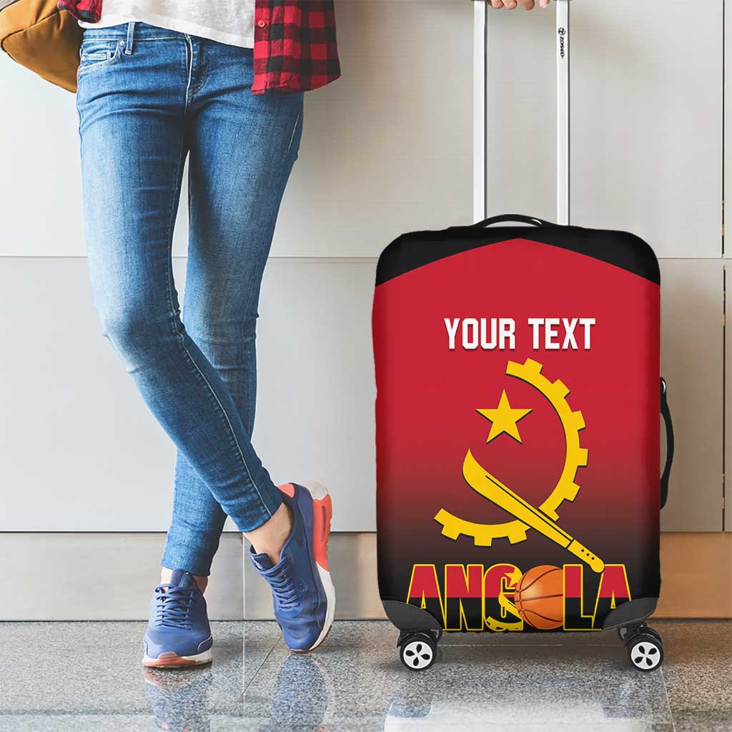 Angola Basketball Custom Luggage Cover Go Champions Angolan - Wonder Print Shop