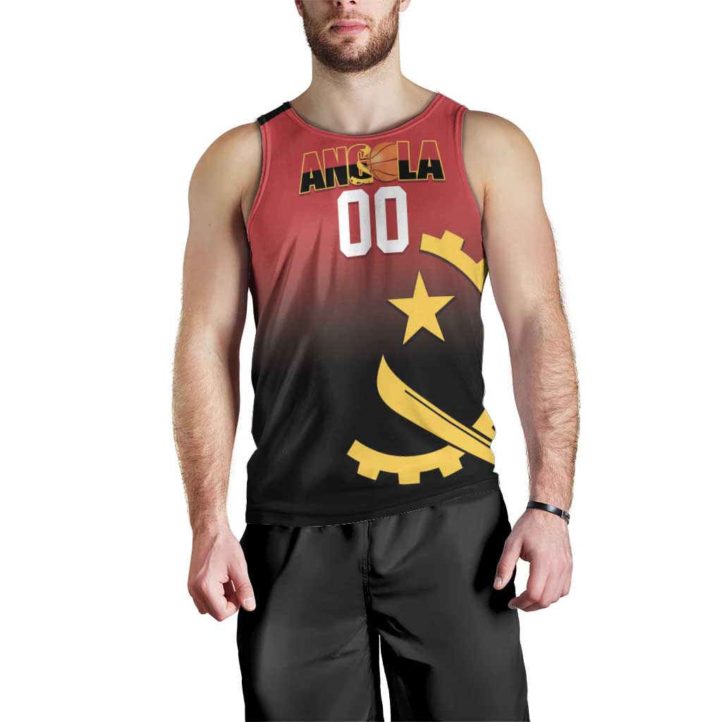 Angola Basketball Custom Men Tank Top Go Champions Angolan - Wonder Print Shop