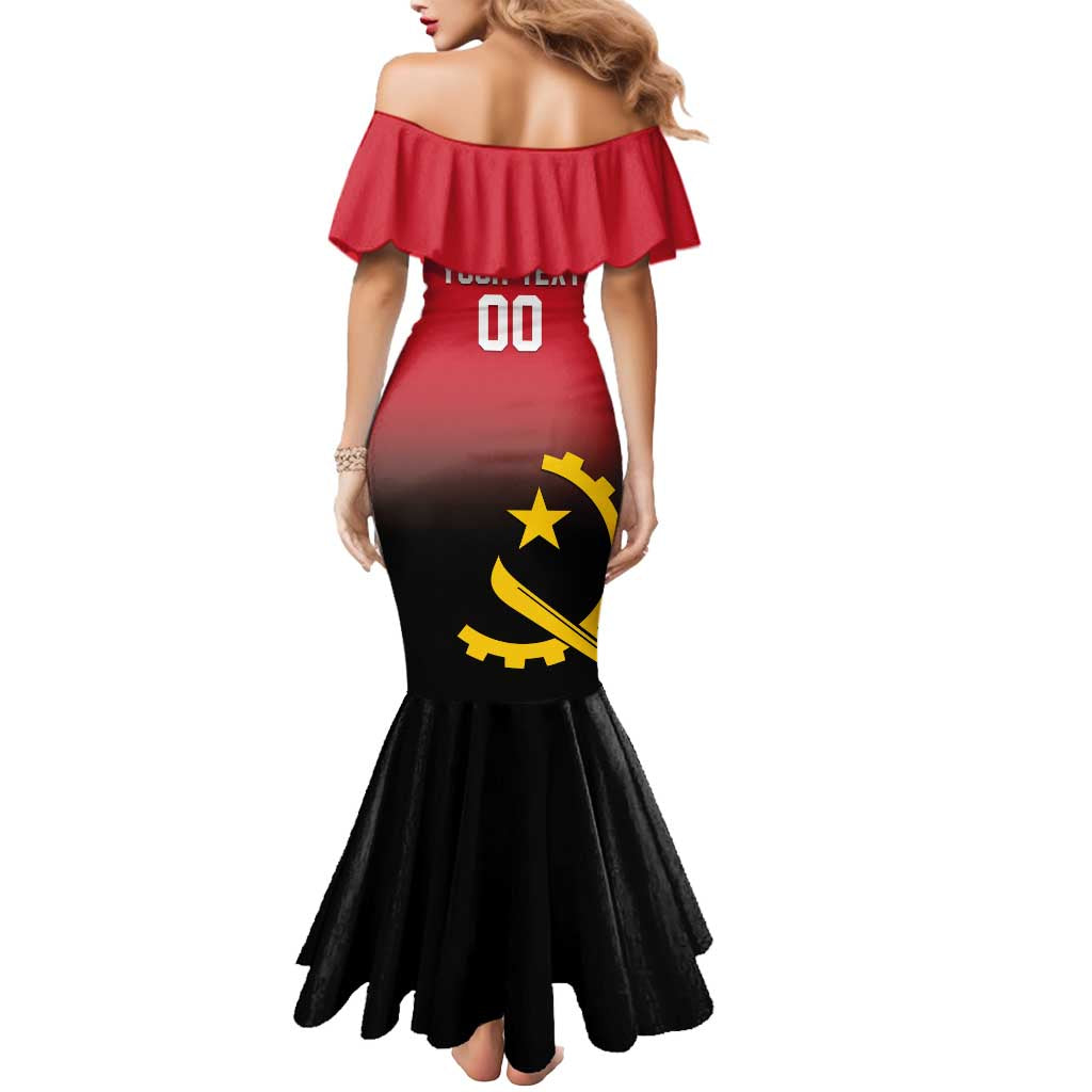 Angola Basketball Custom Mermaid Dress Go Champions Angolan - Wonder Print Shop