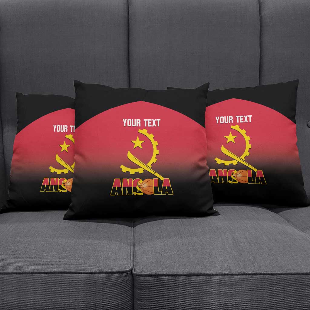 Angola Basketball Custom Pillow Cover Go Champions Angolan - Wonder Print Shop