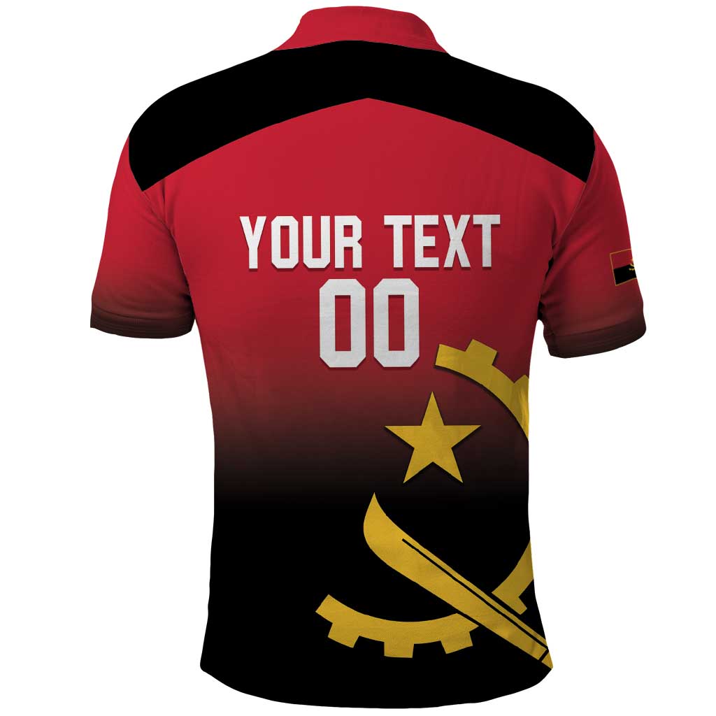 Angola Basketball Custom Polo Shirt Go Champions Angolan - Wonder Print Shop