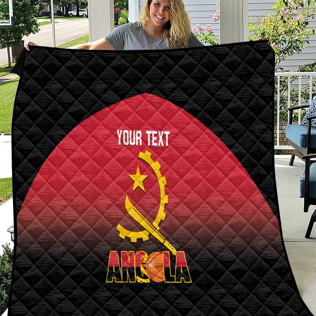 Angola Basketball Custom Quilt Go Champions Angolan - Wonder Print Shop