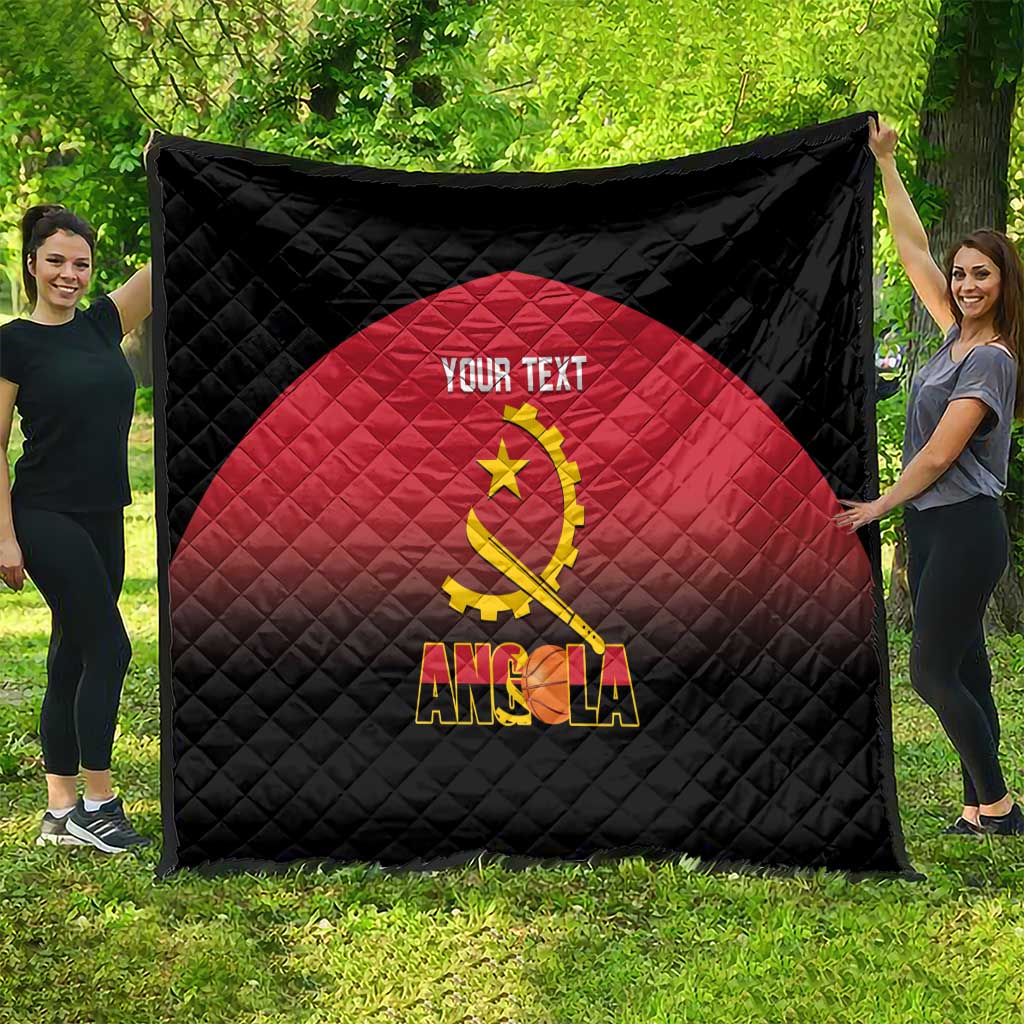 Angola Basketball Custom Quilt Go Champions Angolan - Wonder Print Shop