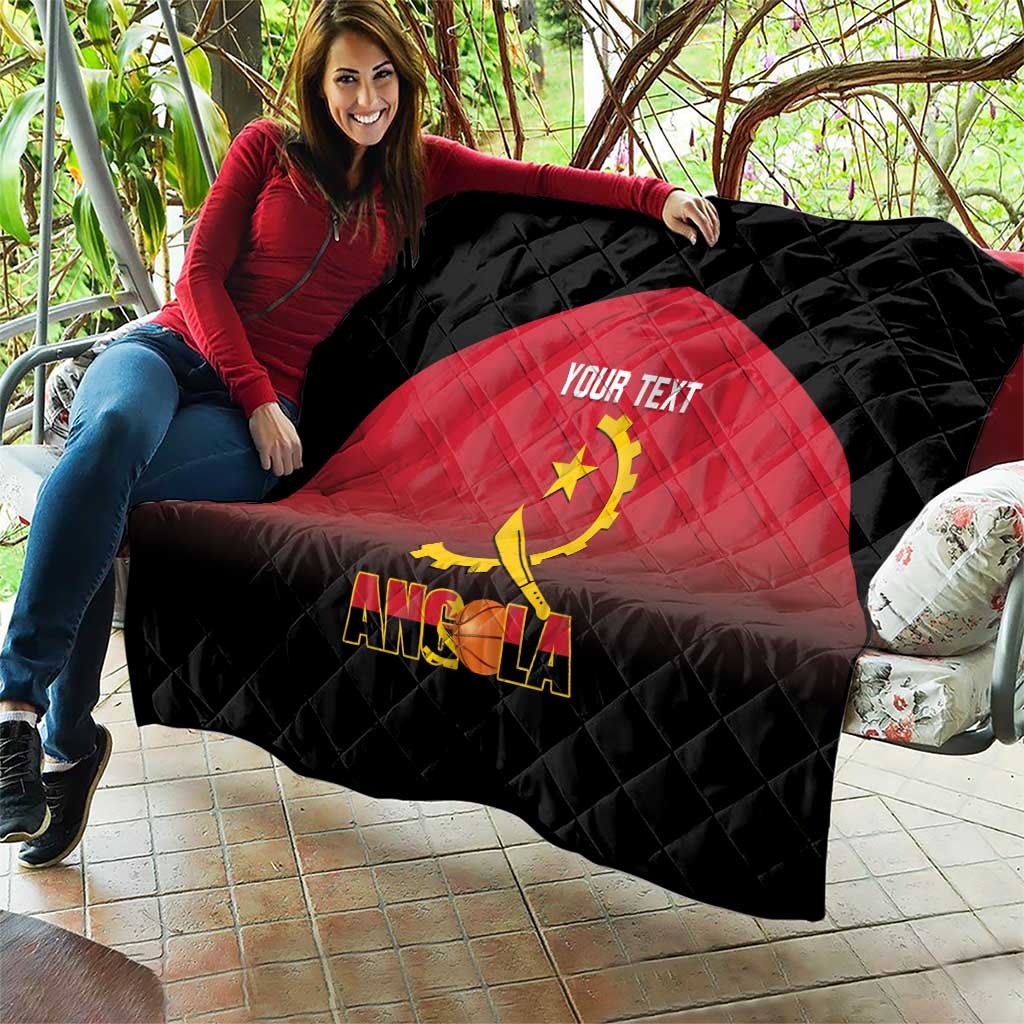 Angola Basketball Custom Quilt Go Champions Angolan - Wonder Print Shop