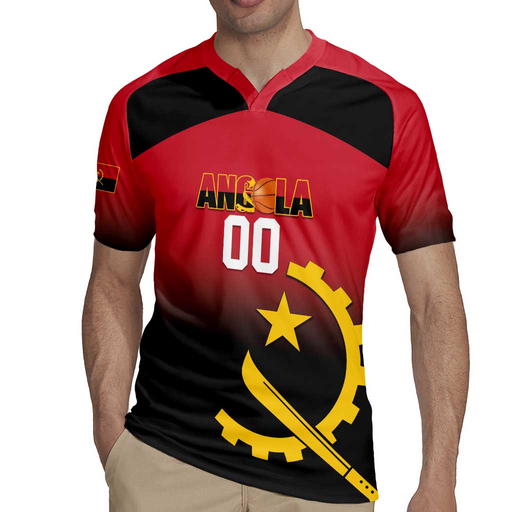 Angola Basketball Custom Rugby Jersey Go Champions Angolan - Wonder Print Shop