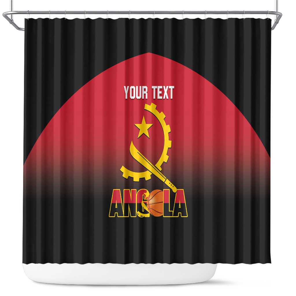 Angola Basketball Custom Shower Curtain Go Champions Angolan - Wonder Print Shop