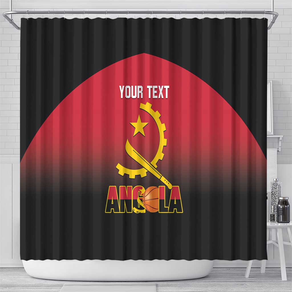 Angola Basketball Custom Shower Curtain Go Champions Angolan - Wonder Print Shop