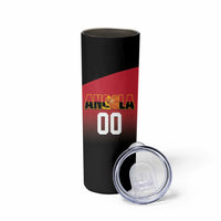 Angola Basketball Custom Skinny Tumbler Go Champions Angolan - Wonder Print Shop