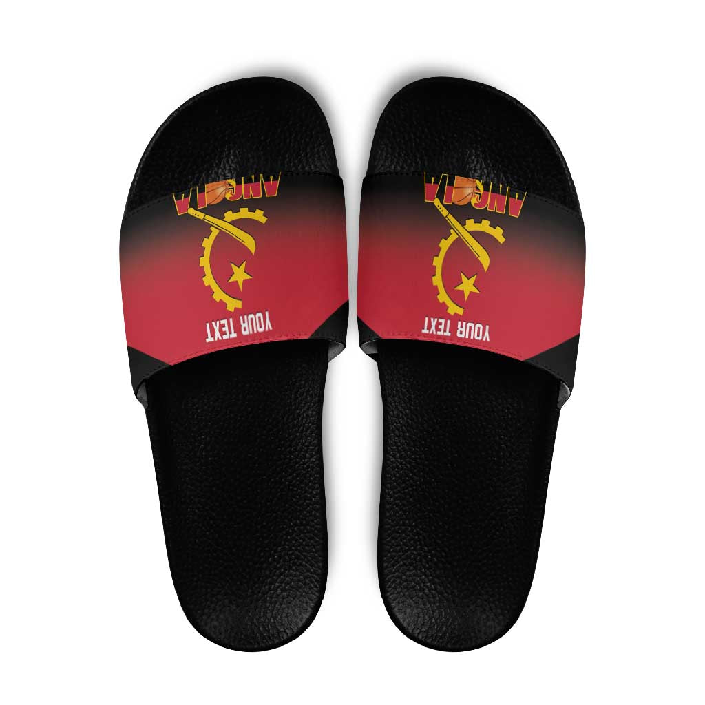 Angola Basketball Custom Slide Sandals Go Champions Angolan - Wonder Print Shop