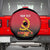 Angola Basketball Custom Spare Tire Cover Go Champions Angolan - Wonder Print Shop