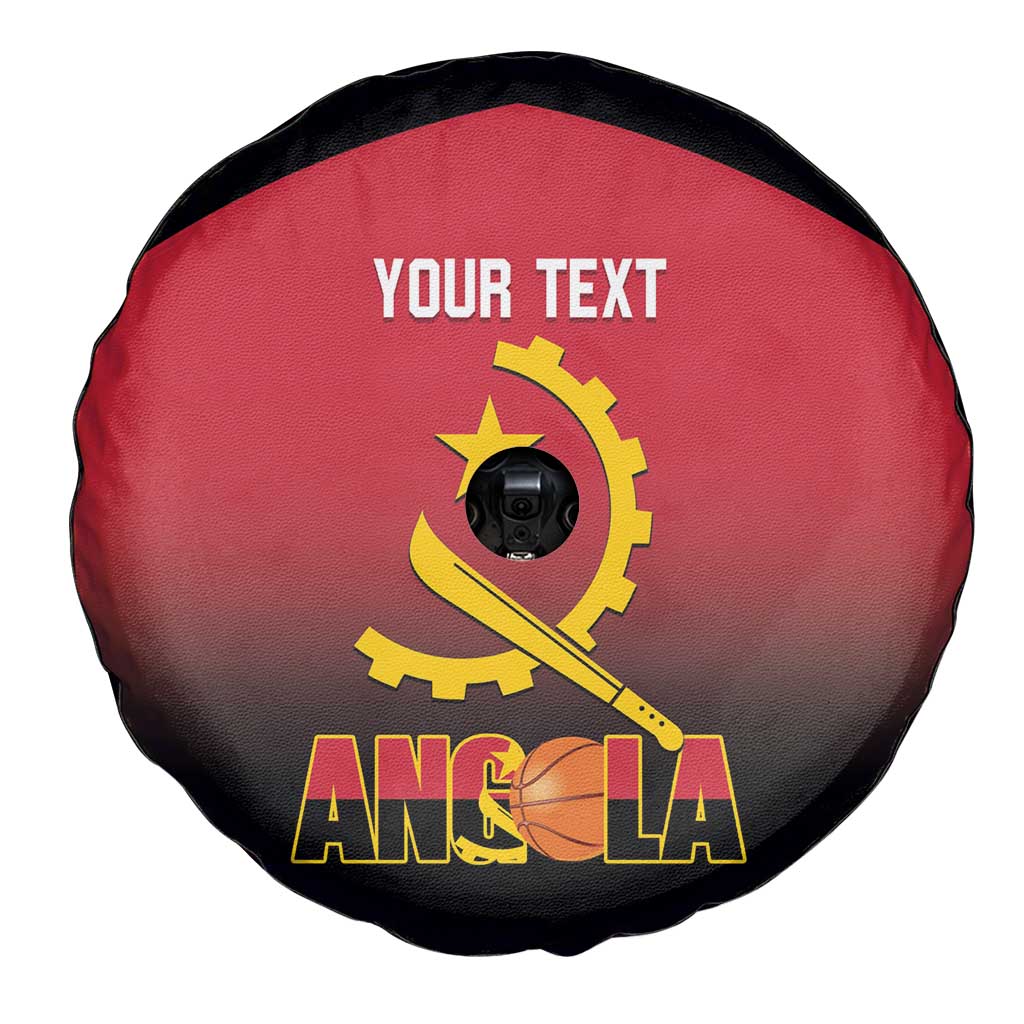 Angola Basketball Custom Spare Tire Cover Go Champions Angolan - Wonder Print Shop