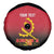 Angola Basketball Custom Spare Tire Cover Go Champions Angolan - Wonder Print Shop