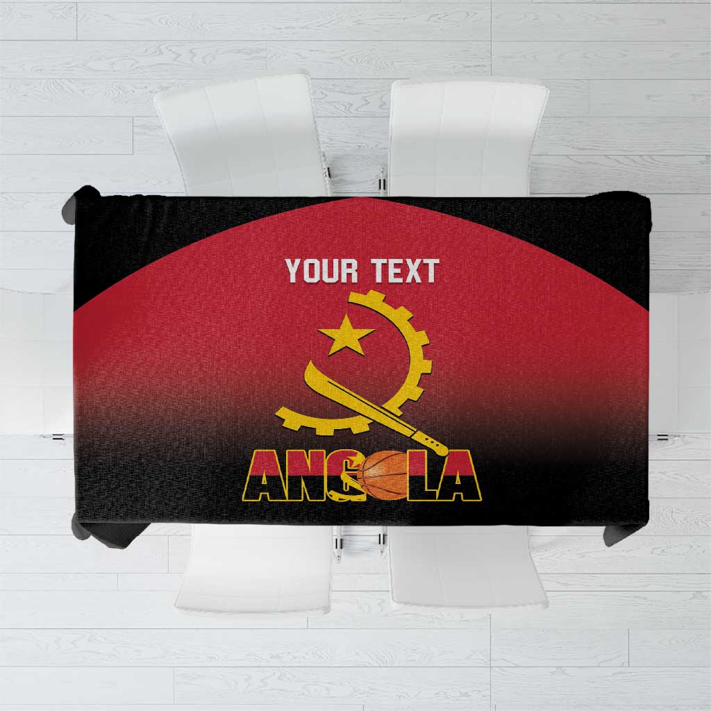 Angola Basketball Custom Tablecloth Go Champions Angolan - Wonder Print Shop