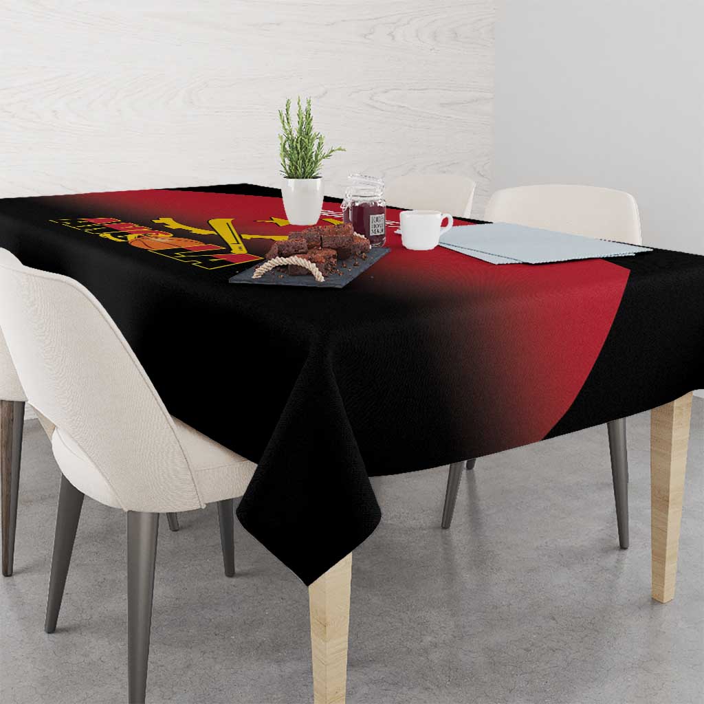 Angola Basketball Custom Tablecloth Go Champions Angolan - Wonder Print Shop