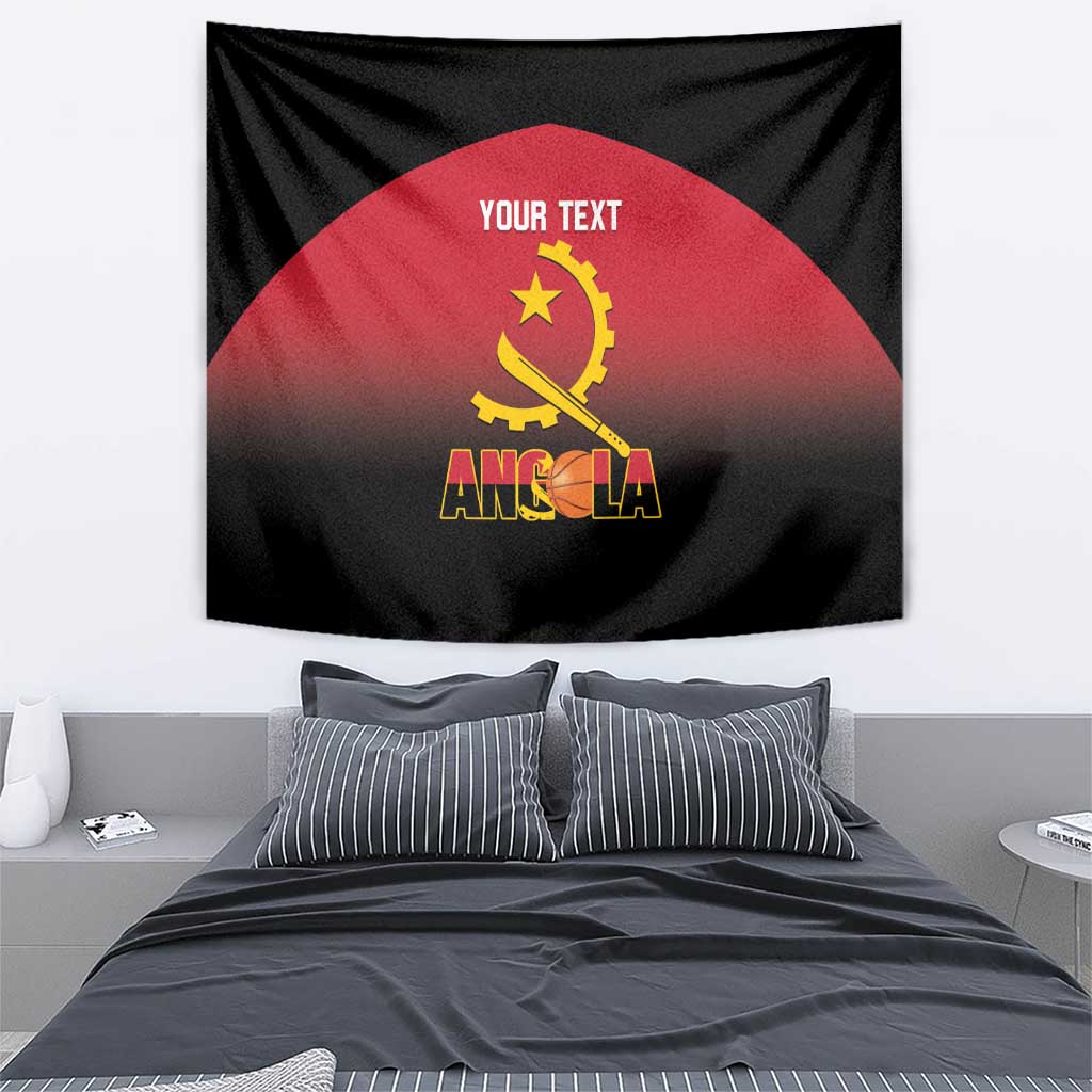 Angola Basketball Custom Tapestry Go Champions Angolan - Wonder Print Shop